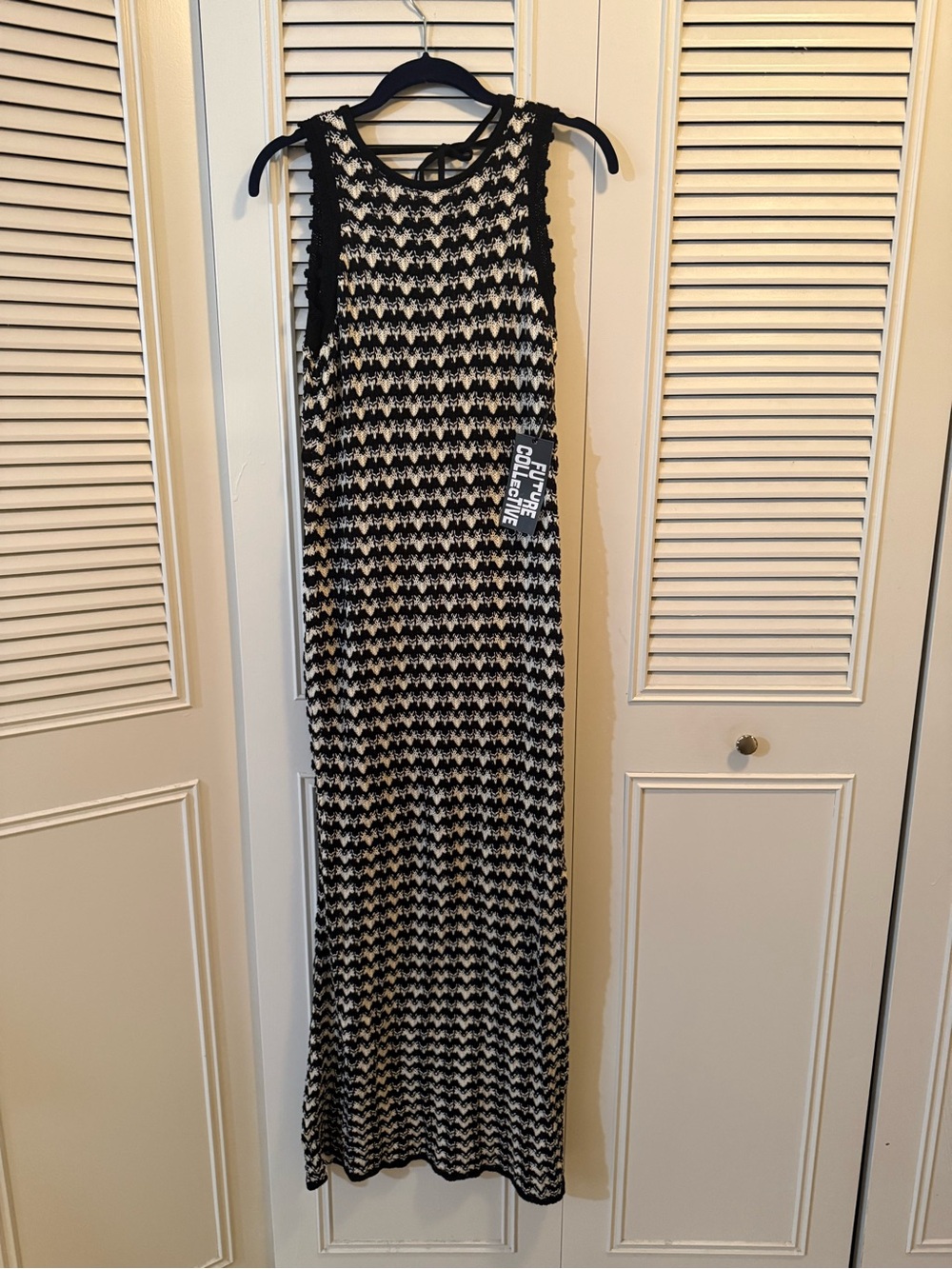 Maxi Dress - Black & White